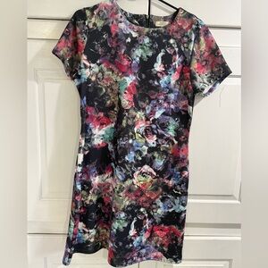 Colorful Floral Women's Mini Dress